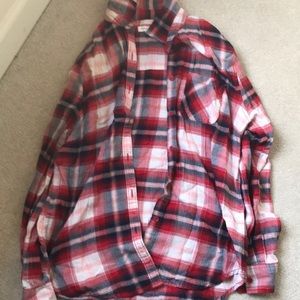 Plaid Red and Blue Button Down from Francesca’s